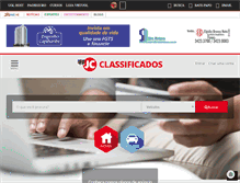 Tablet Screenshot of classificadosjc.com.br